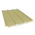 Beiser Environnement - Tôle nervurée 45-333-1000 isolée sandwich 40 mm, jaune sable RAL1015, 4,5 m