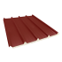 Beiser Environnement - Tôle nervurée 33-250-1000 isolée économique 40 mm, brun rouge RAL8012, 6 m