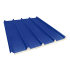 Beiser Environnement - Tôle nervurée 33-250-1000 isolée économique 60 mm, bleu ardoise RAL5008, 6,5 m