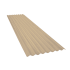 Beiser Environnement - Tôle ondulée 15 ondes jaune sable RAL1015, épaisseur 0,60, 3 m
