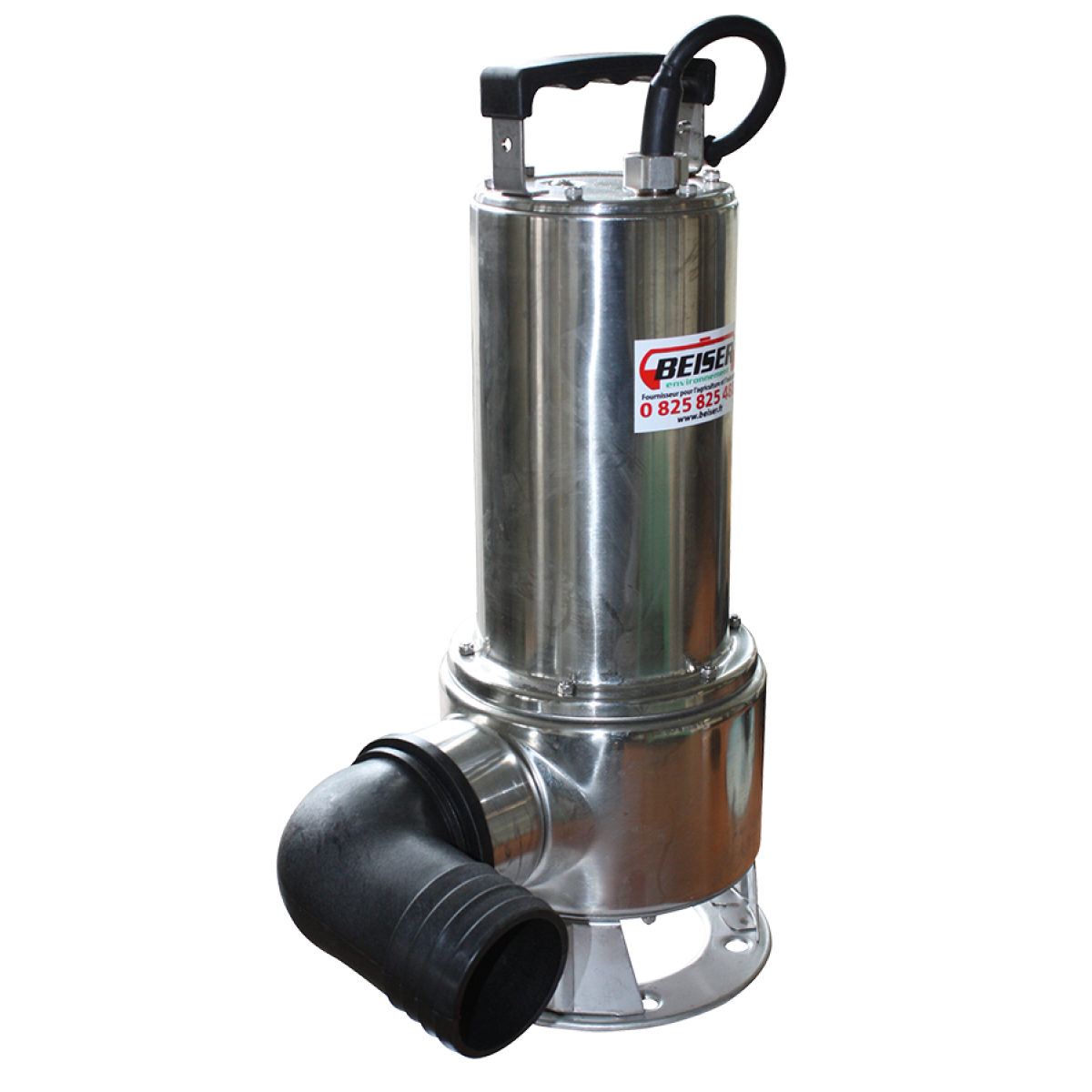 Pompe à Vis Submersible Inox 1/2 CV - 220V/60Hz - Débit 1.8m3/h, Hauteur 80m - Neuf