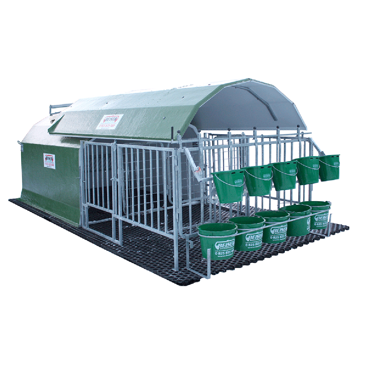 Niche Collective 5 Veaux Complete 4 Etoiles Avec Toit Coulissant Et Caillebotis Niche