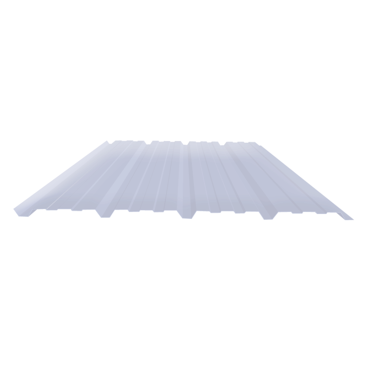 Tôle nervurée 252671110, polycarbonate transparent bardage