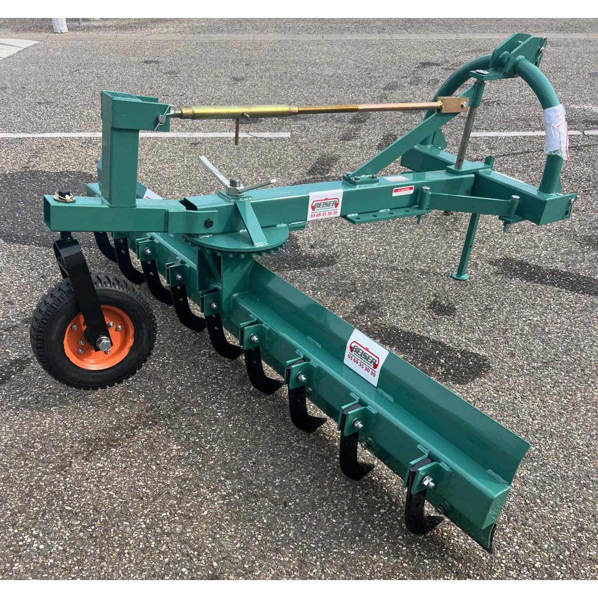 Lame niveleuse déportable robuste pour tracteur - mod. DDL-200