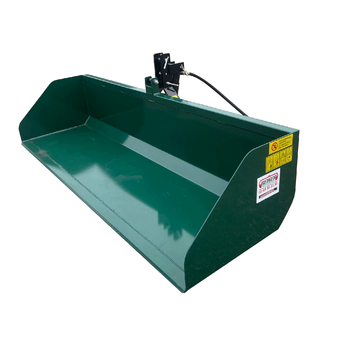 Benne 3 points grand volume à basculement hydraulique sans portes 1m80 — free download