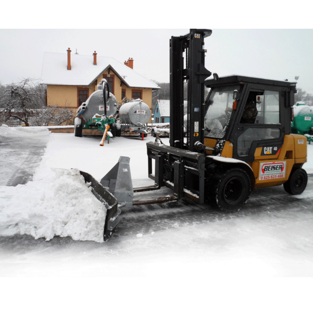 Lame à neige spéciale fourches | Lames de déneigement | Équipement d ...