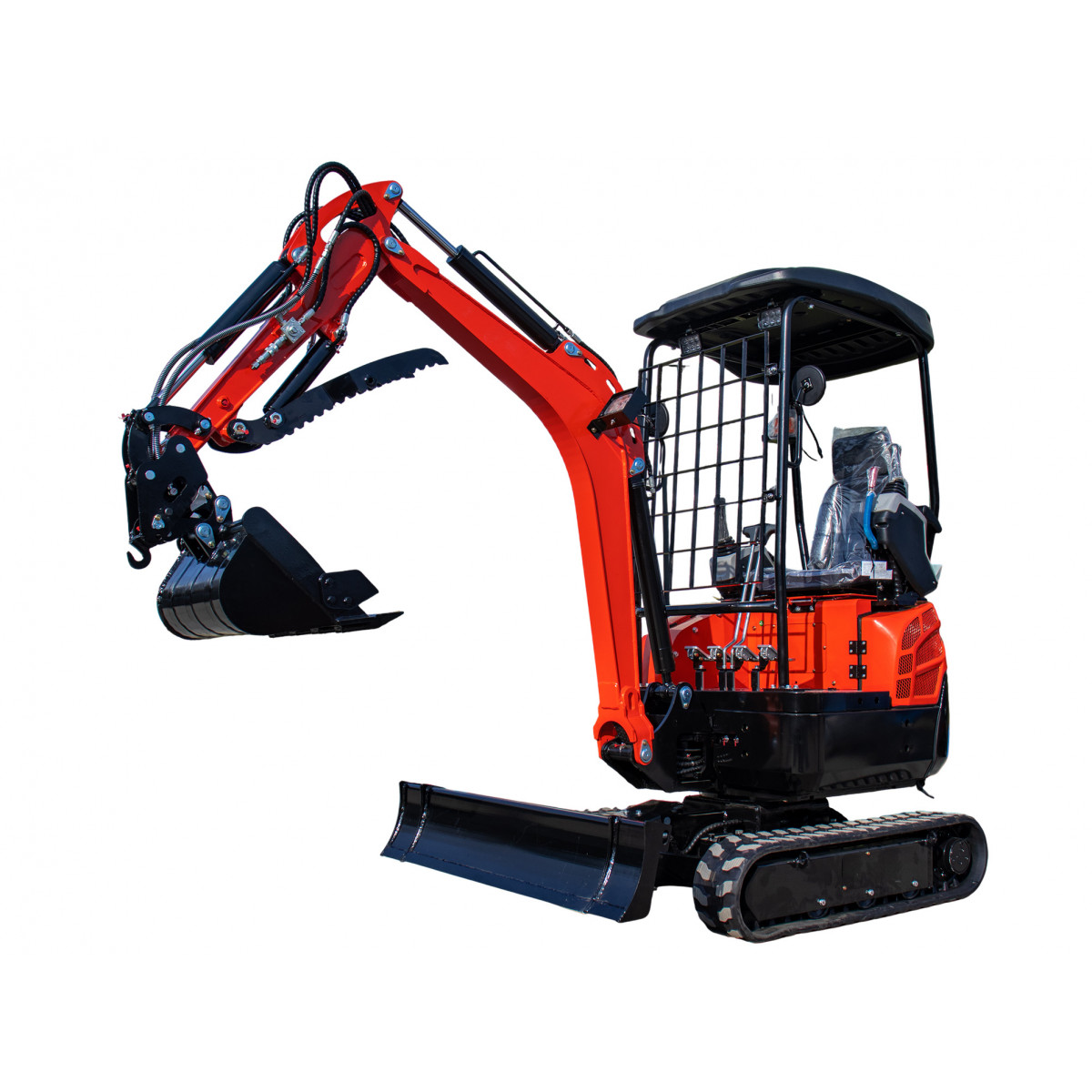 ATTACHE RAPIDE MÉCANIQUE POUR PELLE JUSQU'À 1,8 T. (Axes de 25 mm