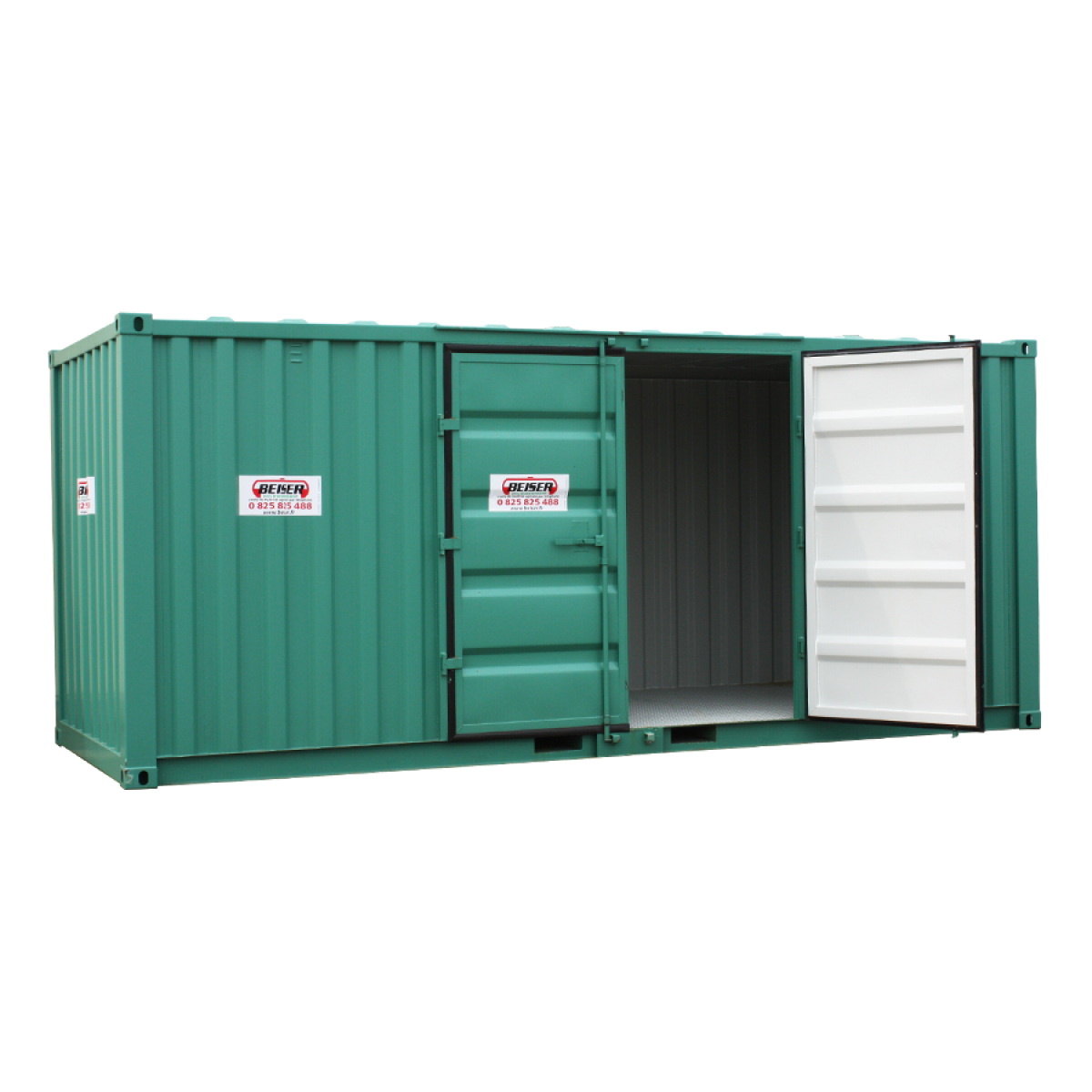 Container de stockage - Modèle LC 20, 32 m3, avec portes latérales