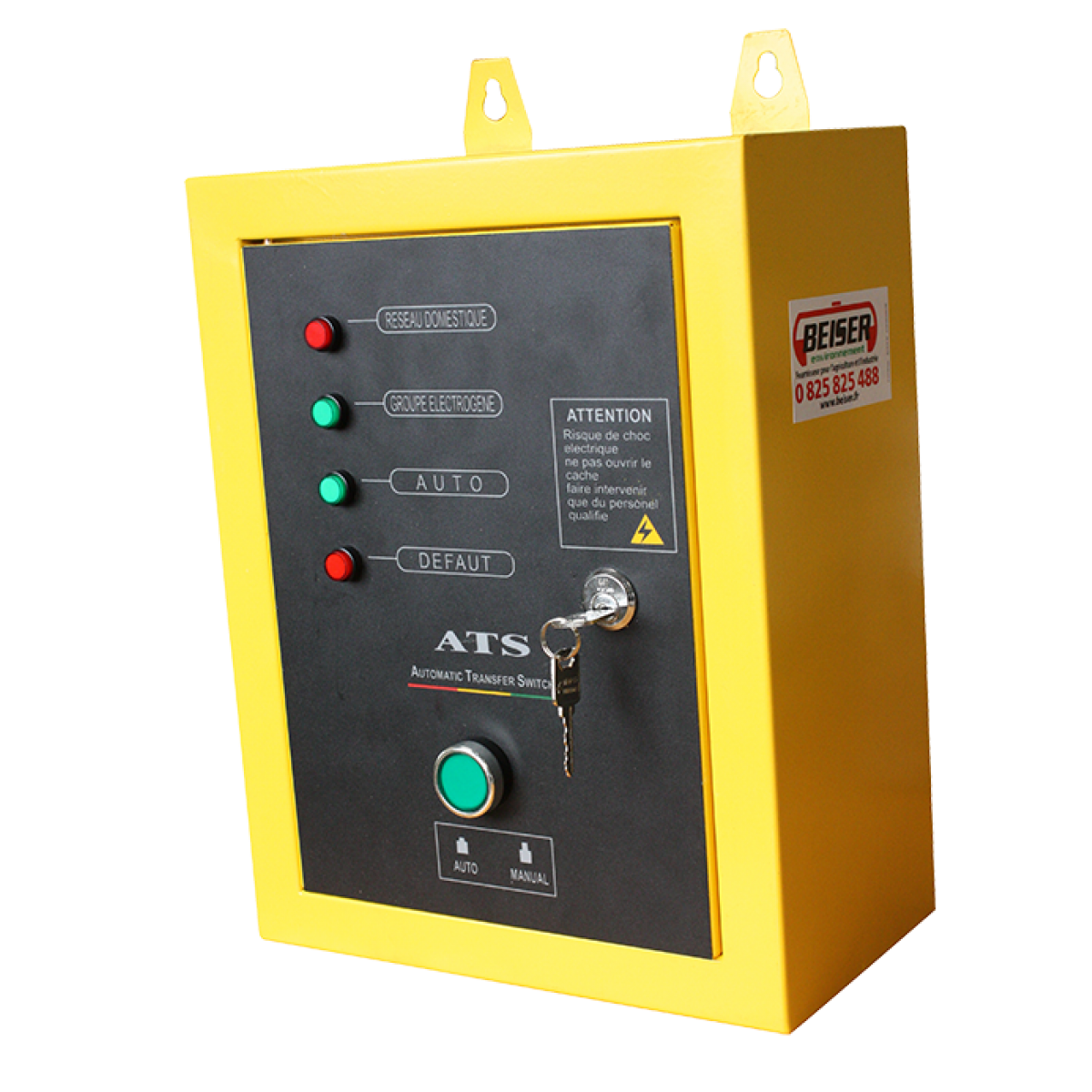 Générateur Diesel Silencieux Avec ATS Intégré Et Clé – 2 Versions, MONSTERSHOP