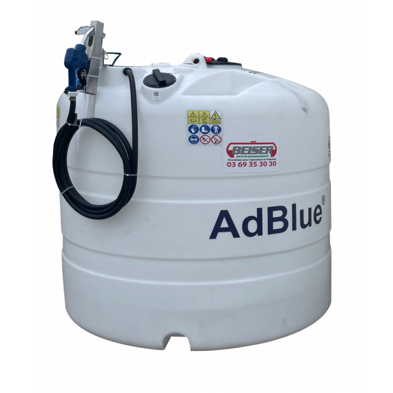 Station AdBlue 2500 L simple paroi économique avec pompe 35L/min  