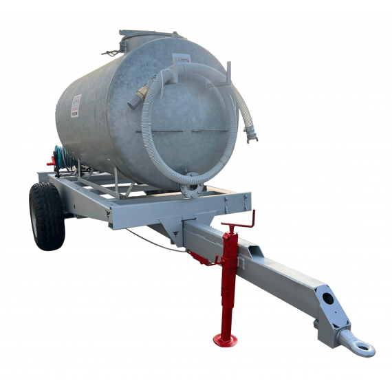 Citerne galvanisée sur chassis agraire 2000L avec groupe thermique (limite 25Km/h)  