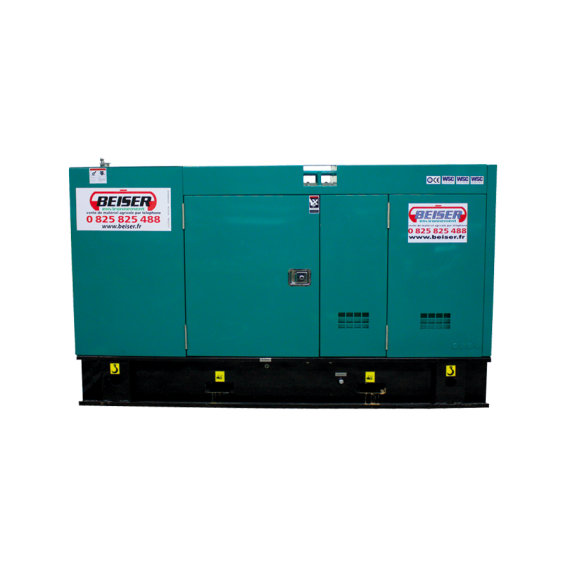 Groupe électrogène diesel silencieux 48 kW / 60 kVA  