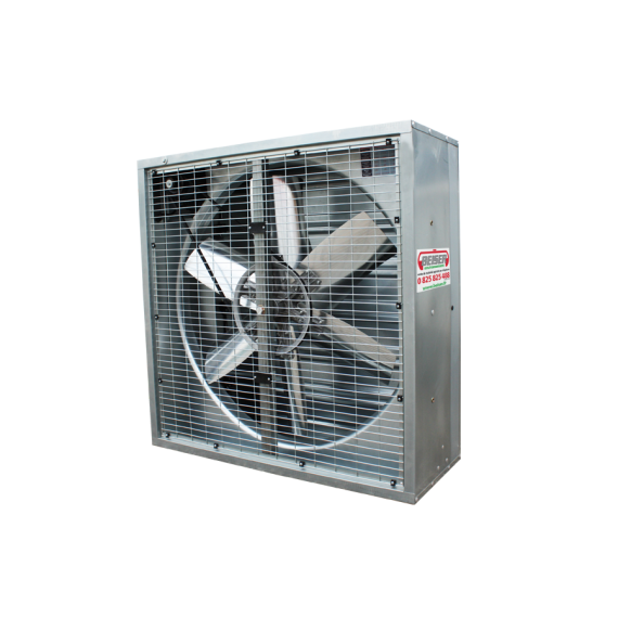 Ventilateur grand volume galvanisé 122 x 122 x 40 cm  