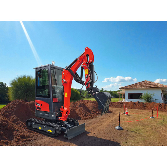 Mini pelle 2 tonnes