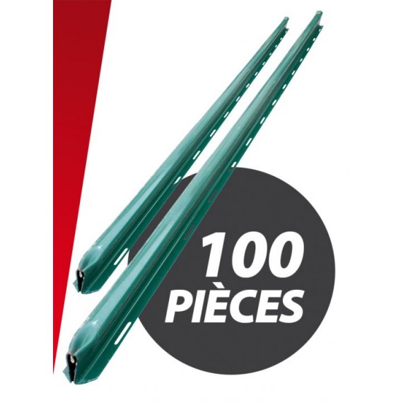 Piquet OMEGA VERT Longueur 2 m (lot de 100 pièces)  