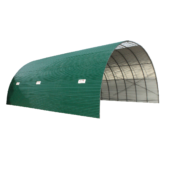 Tunnel de stockage couverture en tôle ondulée anti-condensation  