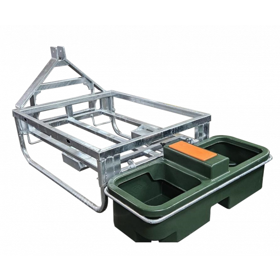 Support pour cubi 1000 L avec abreuvoir  
