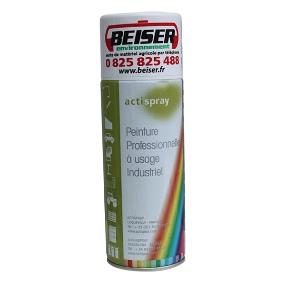 Peinture de retouche, vert reseda RAL 6011, bombe de 400 mL  