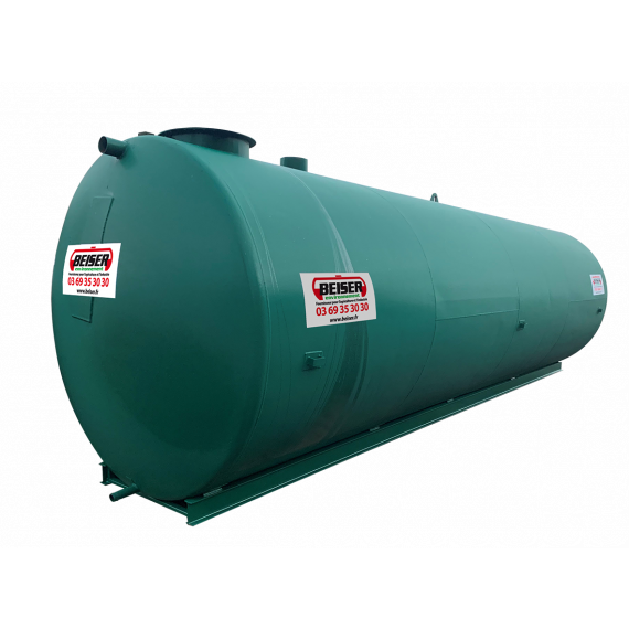 Citerne acier occasion reconditionnée, récupération eau de pluie, simple paroi, pose aérienne 30000L  