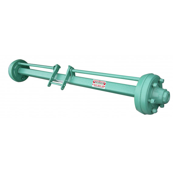 Essieu Carr 50m Frein Voie 1800 6 Trous Outillage