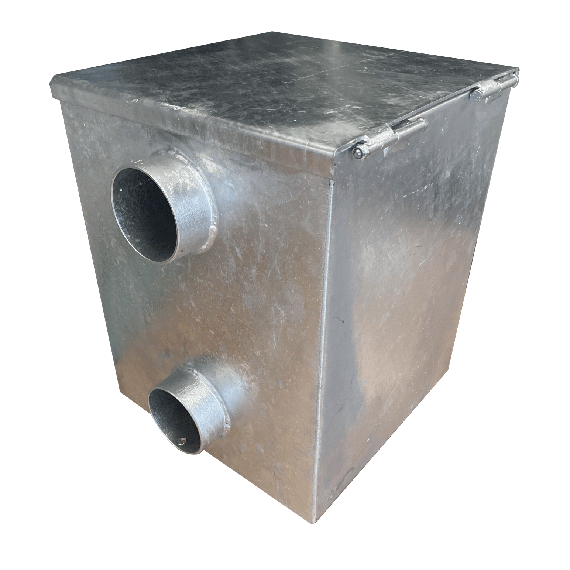 Filtre récupérateur d’eau de pluie galvanisé petit model pour citerne ø entrée 100 mm  