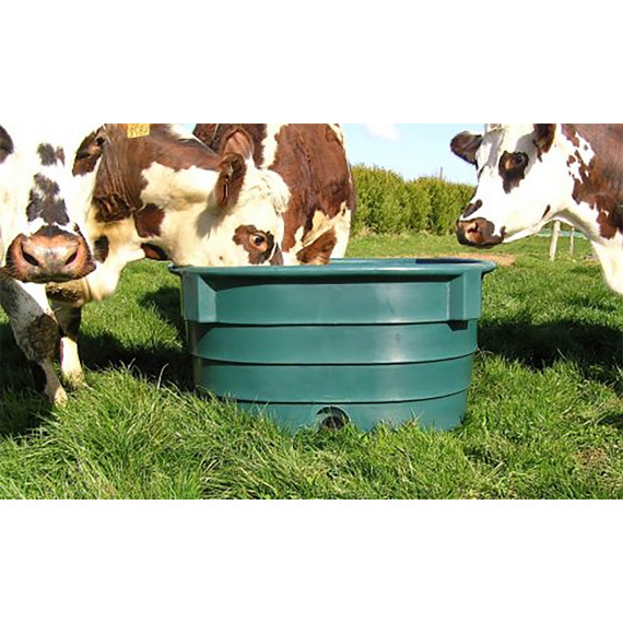 Bac à eau / herbage en plastique PEHD 1000 L  