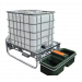 Support pour cubi 1000 L avec abreuvoir