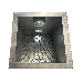 Filtre récupérateur d’eau de pluie galvanisé pour citerne ø entrée 100 mm avec le filtre