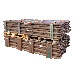Piquet en PVC recyclé marron Ø 70 mm - 1,75 m