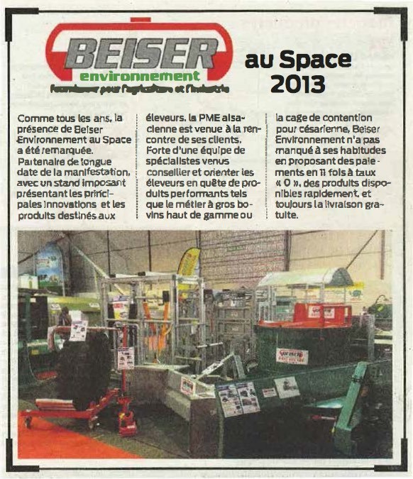 BEISER au Space 2013