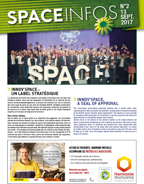 Innov'Space 2017 : L'innovation Beiser récompensée